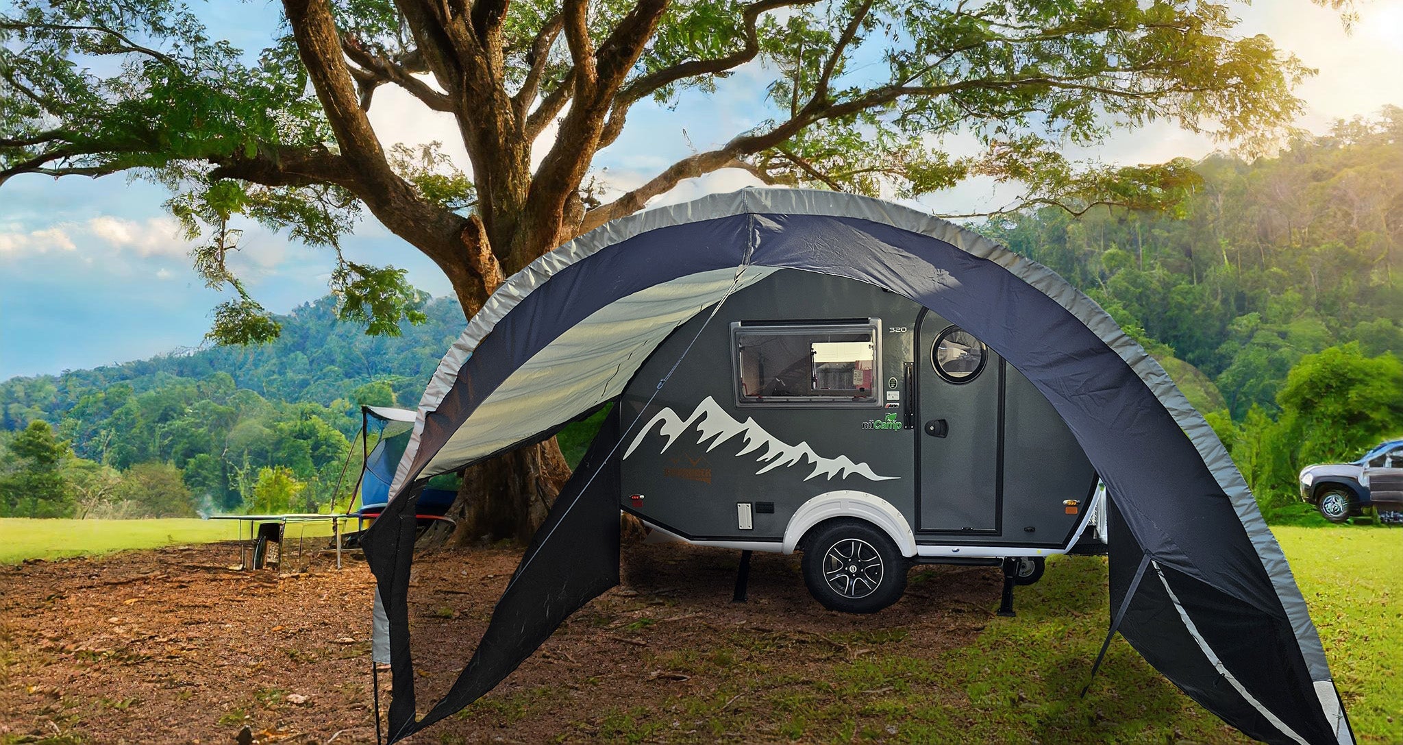 NuCamp TAB 320 Trailer Awning 2 by PahaQue