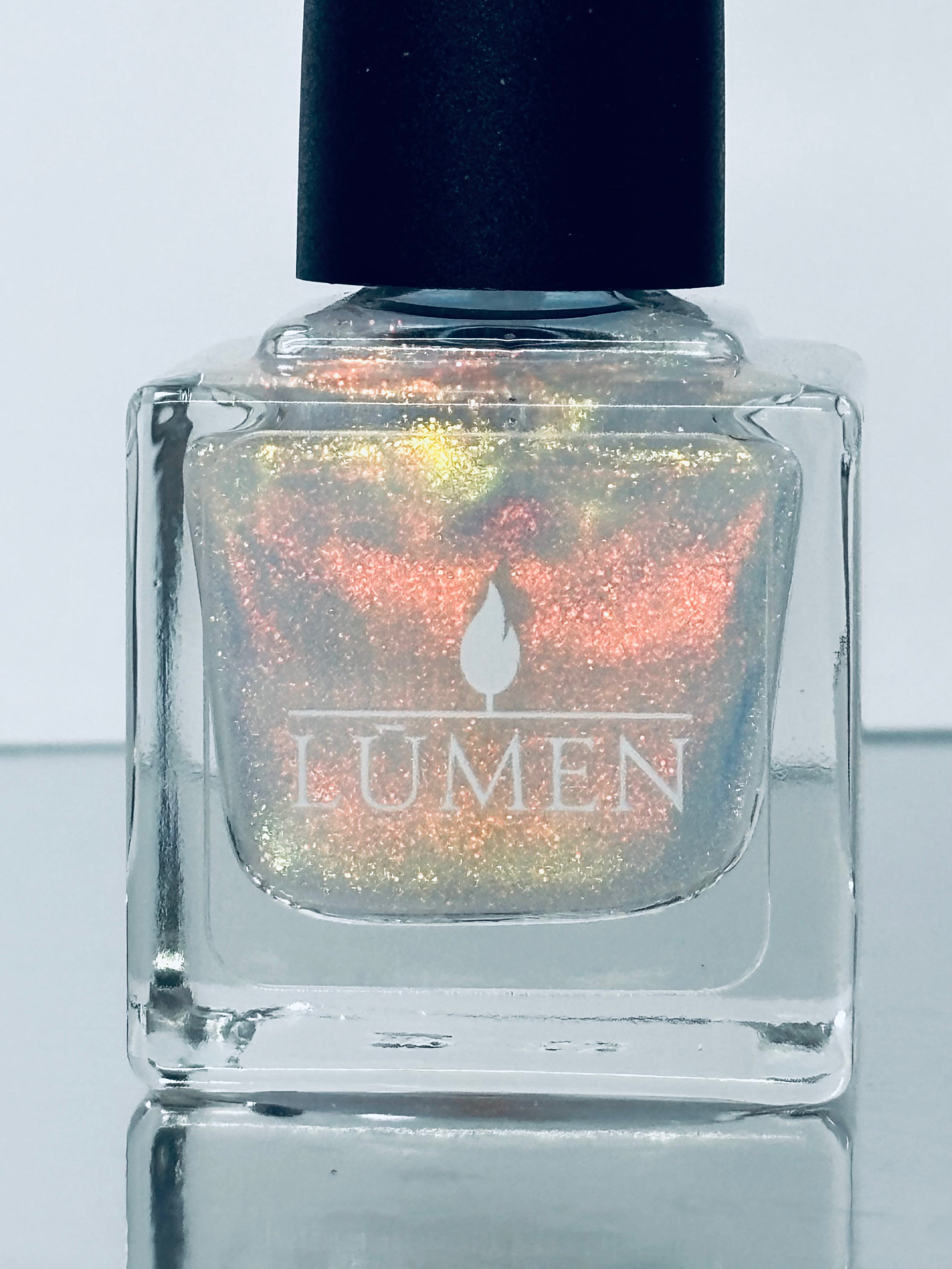 Honeyfire Aura scented shimmer topcoat