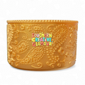Gold Shimmer Paisley Silicone Tumbler Boot