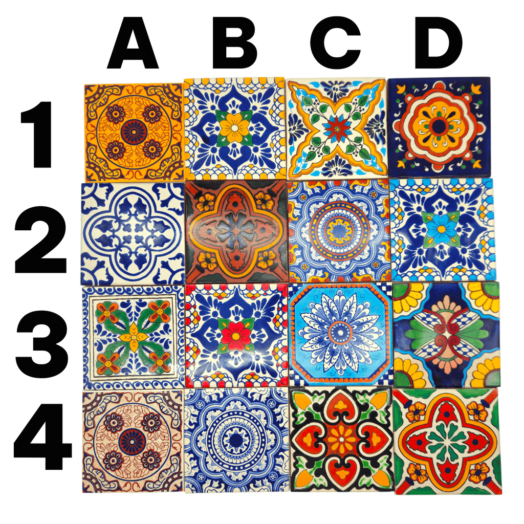 Handmade Talavera Tile Keepsake Box | Mexican Wooden Jewelry Box