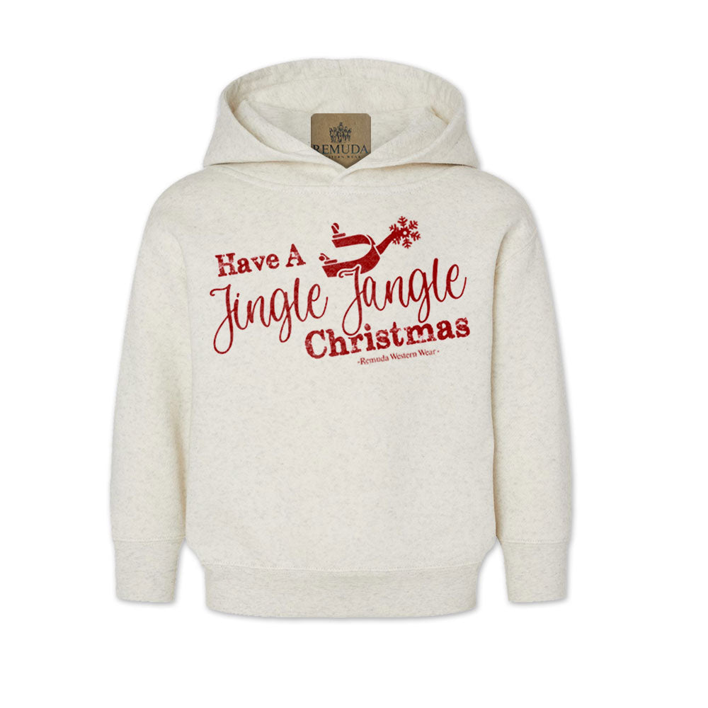 Have A Jingle Jangle Christmas - Toddler Western Spur Hoodie