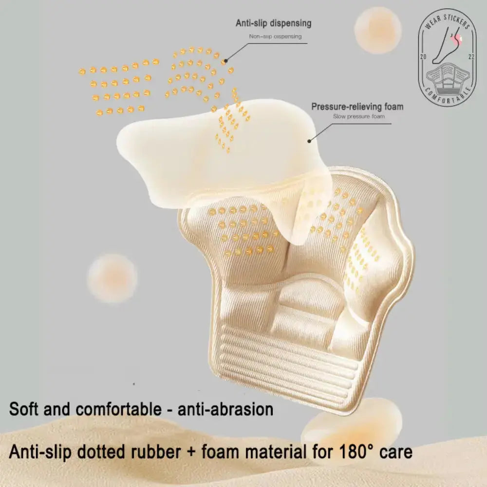 Heel Pads for Loose Shoes – Anti Slip Heel Grips for Comfort