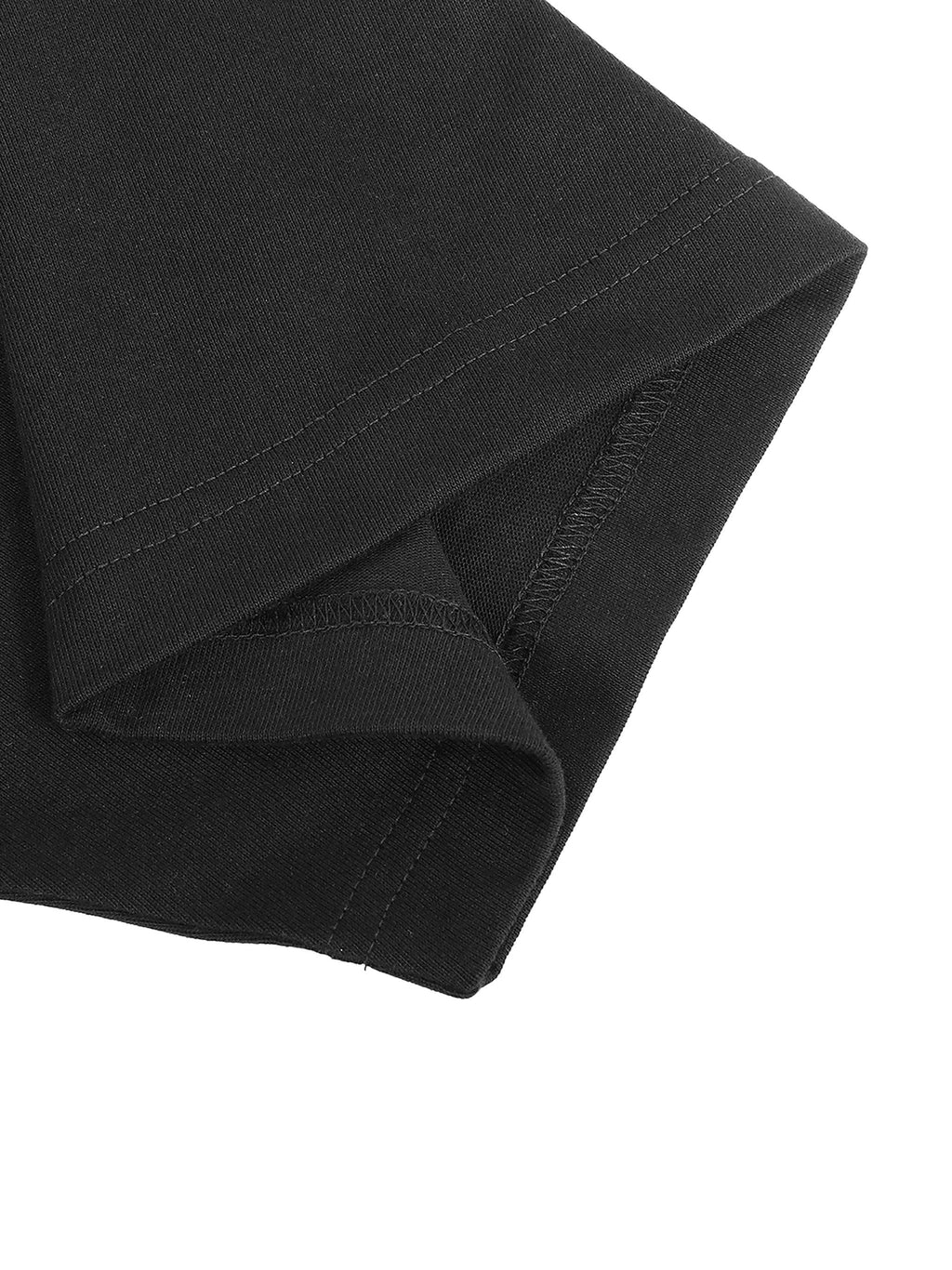 Fearless Apparel Line Contrast Piped Panel T-Shirt