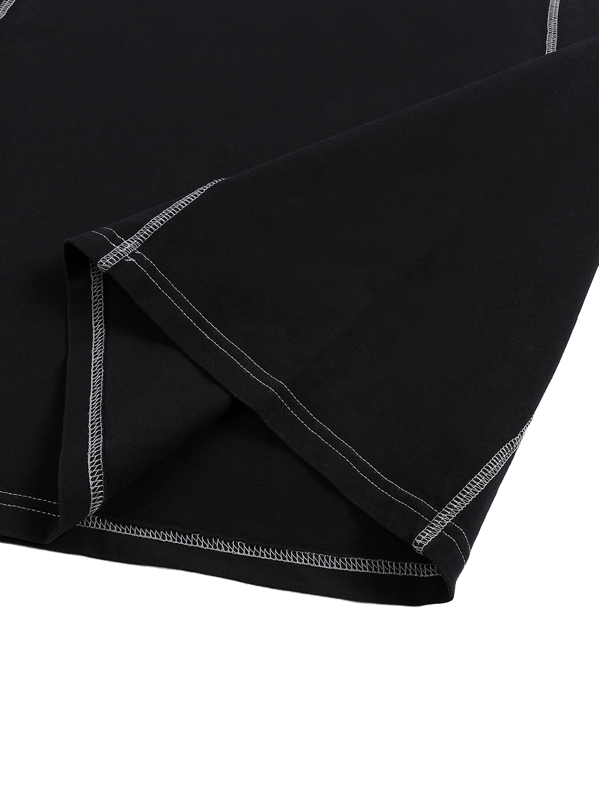 Fearless Contrast-Stitch Tee – Built to Stand Out