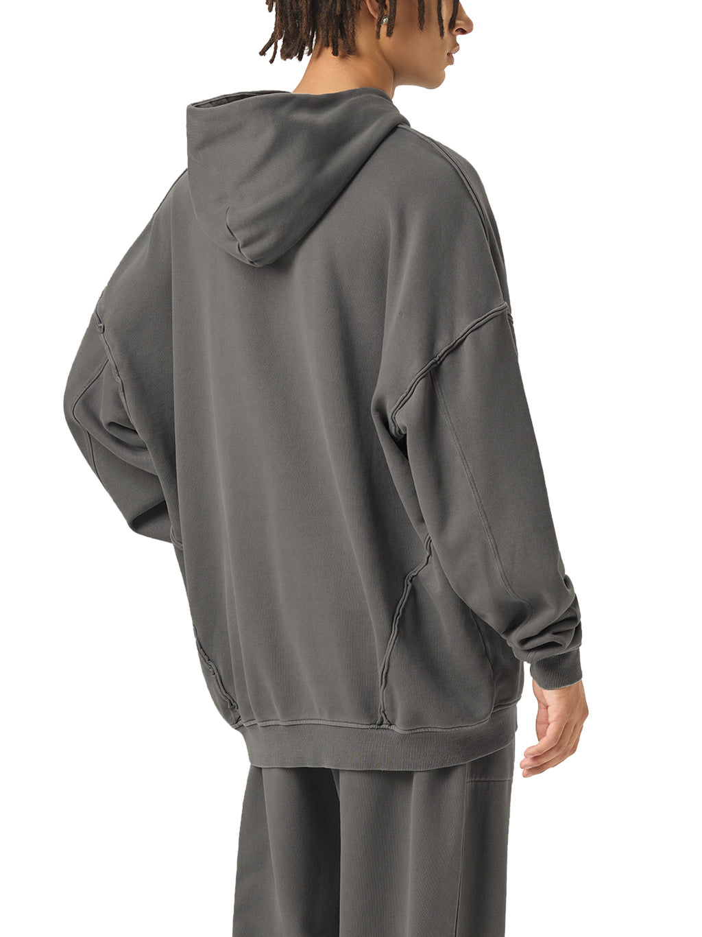 Fearless Apparel Raw-Seam Enzyme Washed Hoodie – 100% Cotton Heavyweight Streetwear