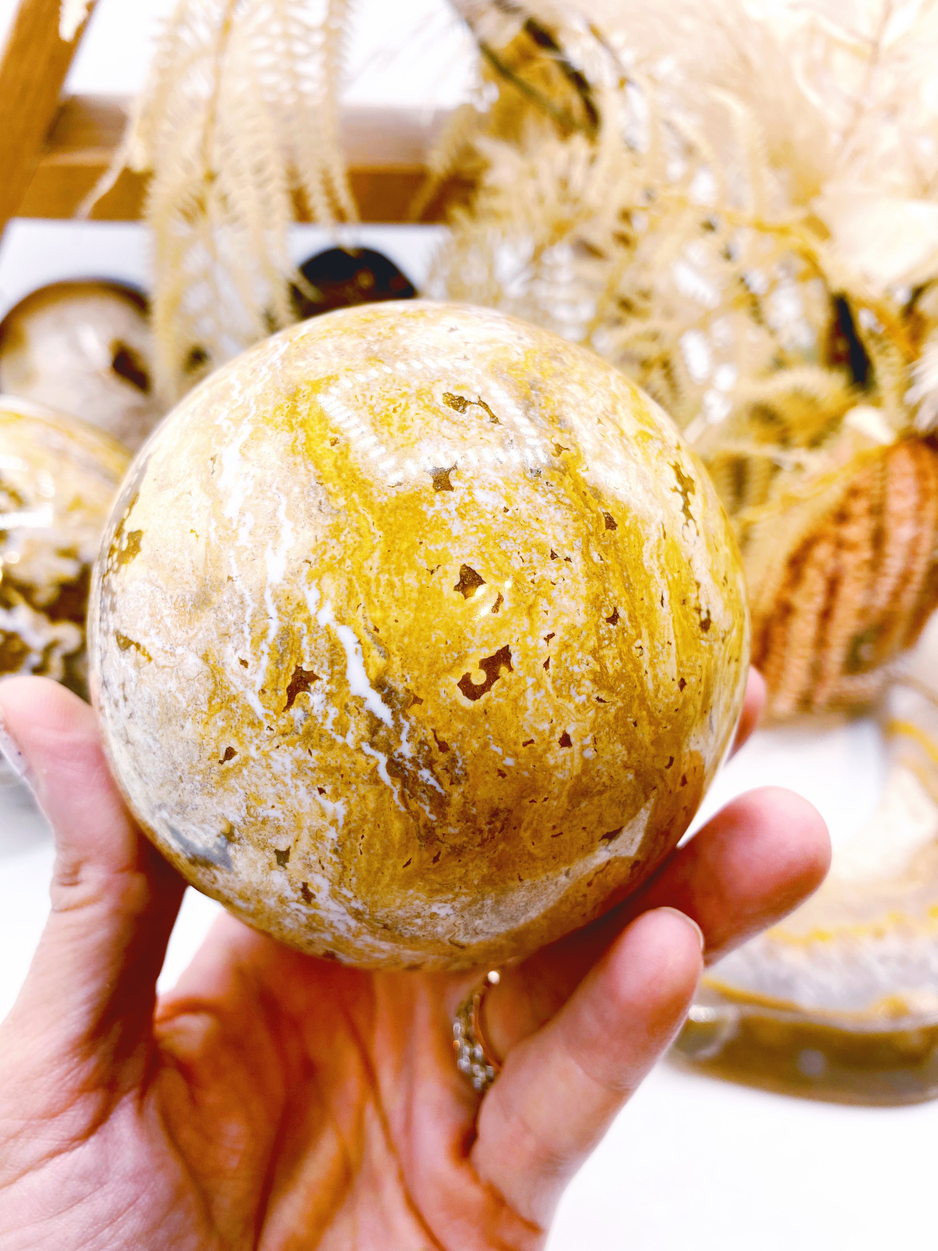 Ocean Jasper Sphere
