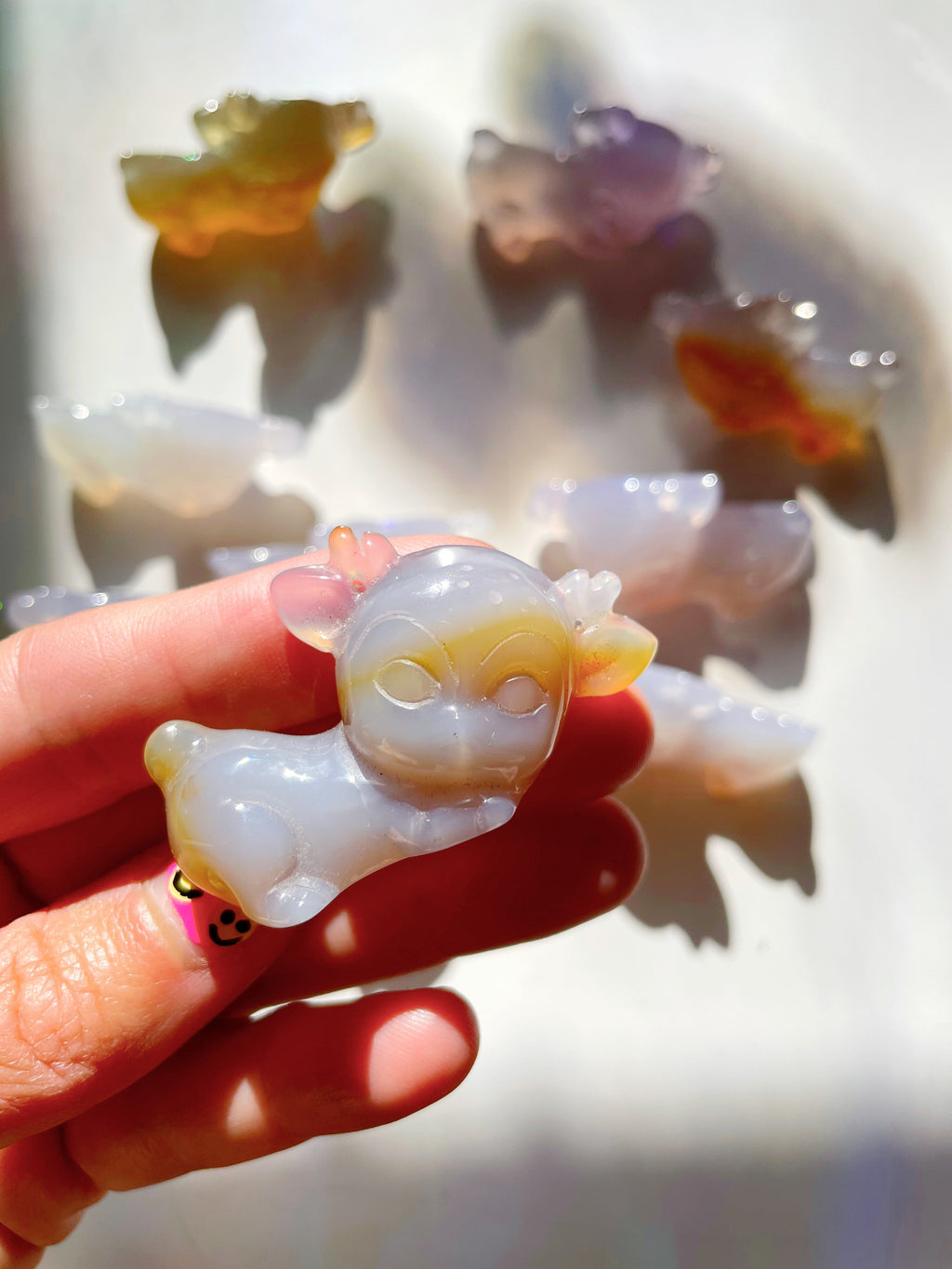 Carved Agate Fawn