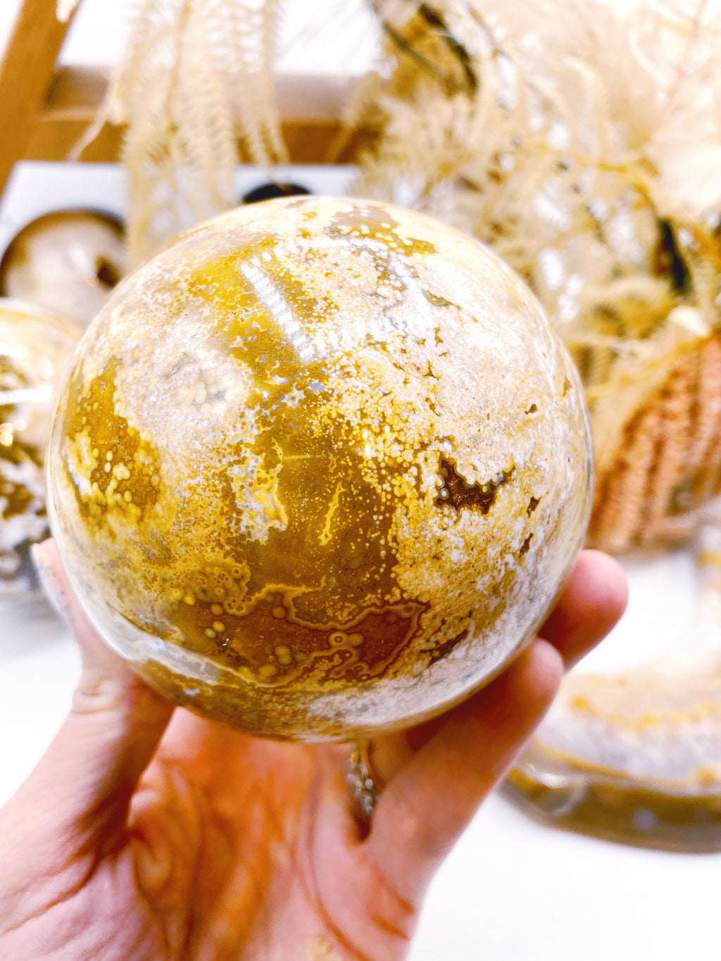 Ocean Jasper Sphere