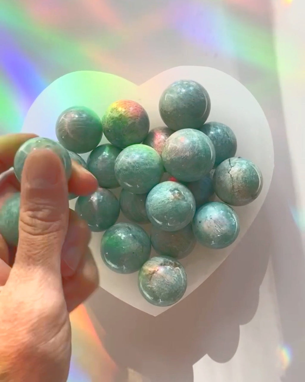 Lil Amazonite Sphere