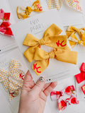 Gold KC Medium Pinwheel Pigtail Set
