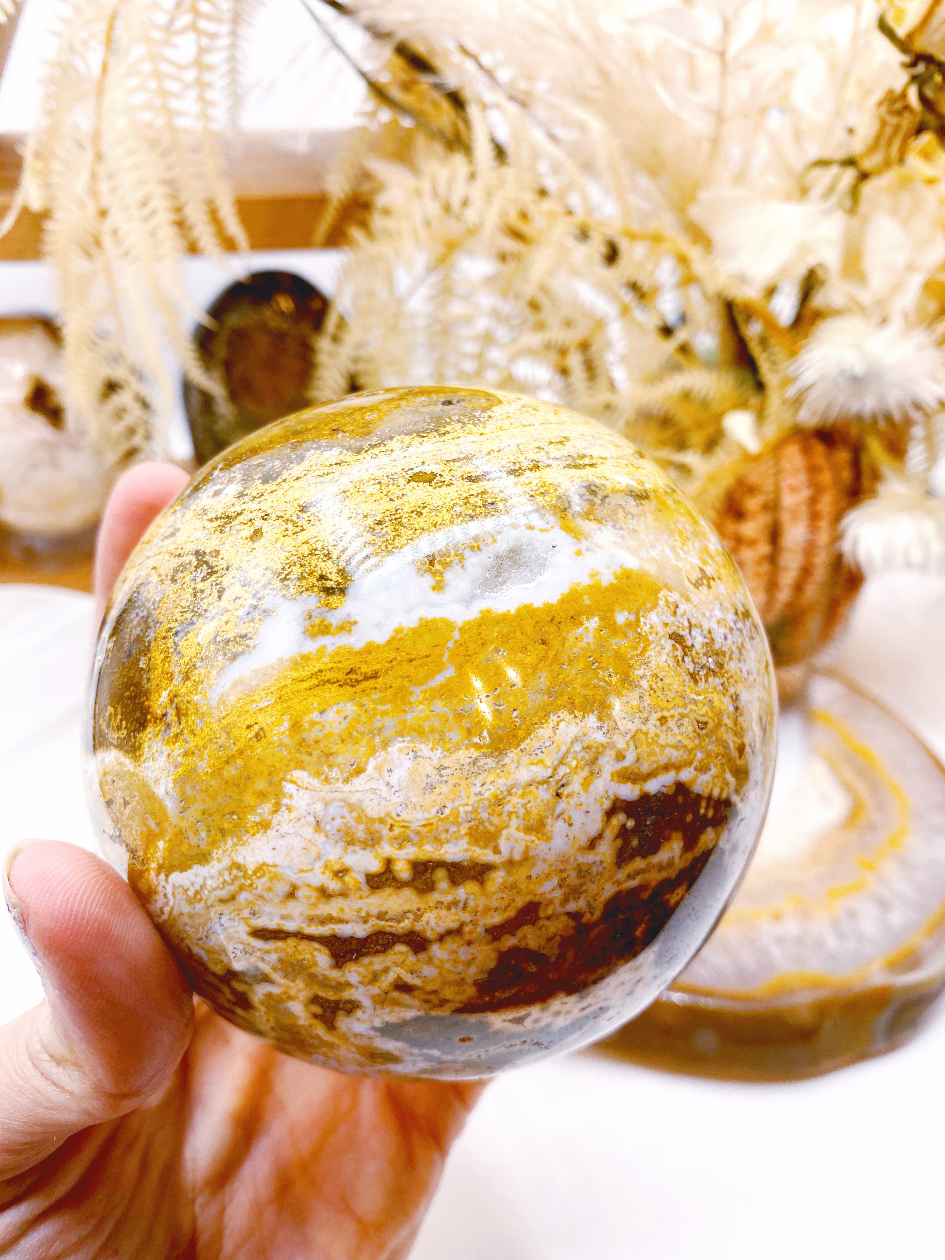Ocean Jasper Sphere