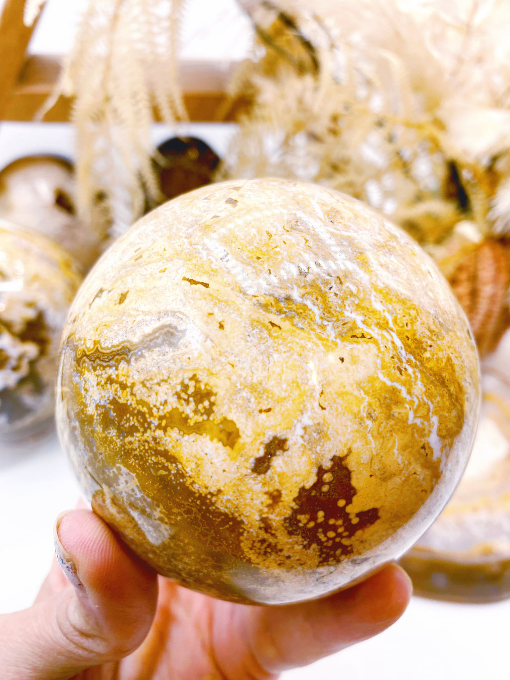 Ocean Jasper Sphere