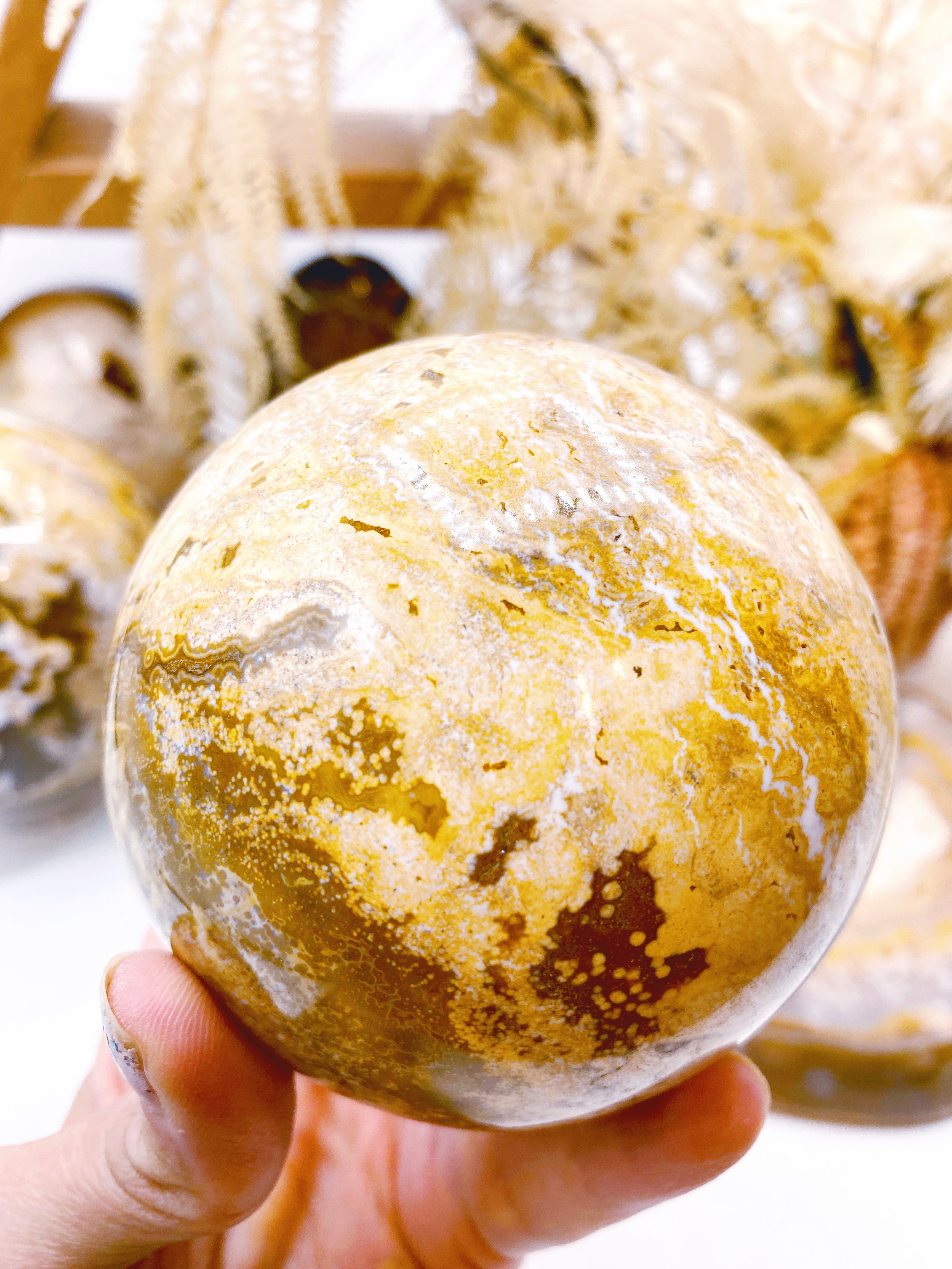 Ocean Jasper Sphere
