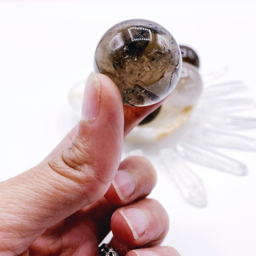 Lil’ Smoky Quartz Spheres