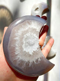 Druzy Agate Moon