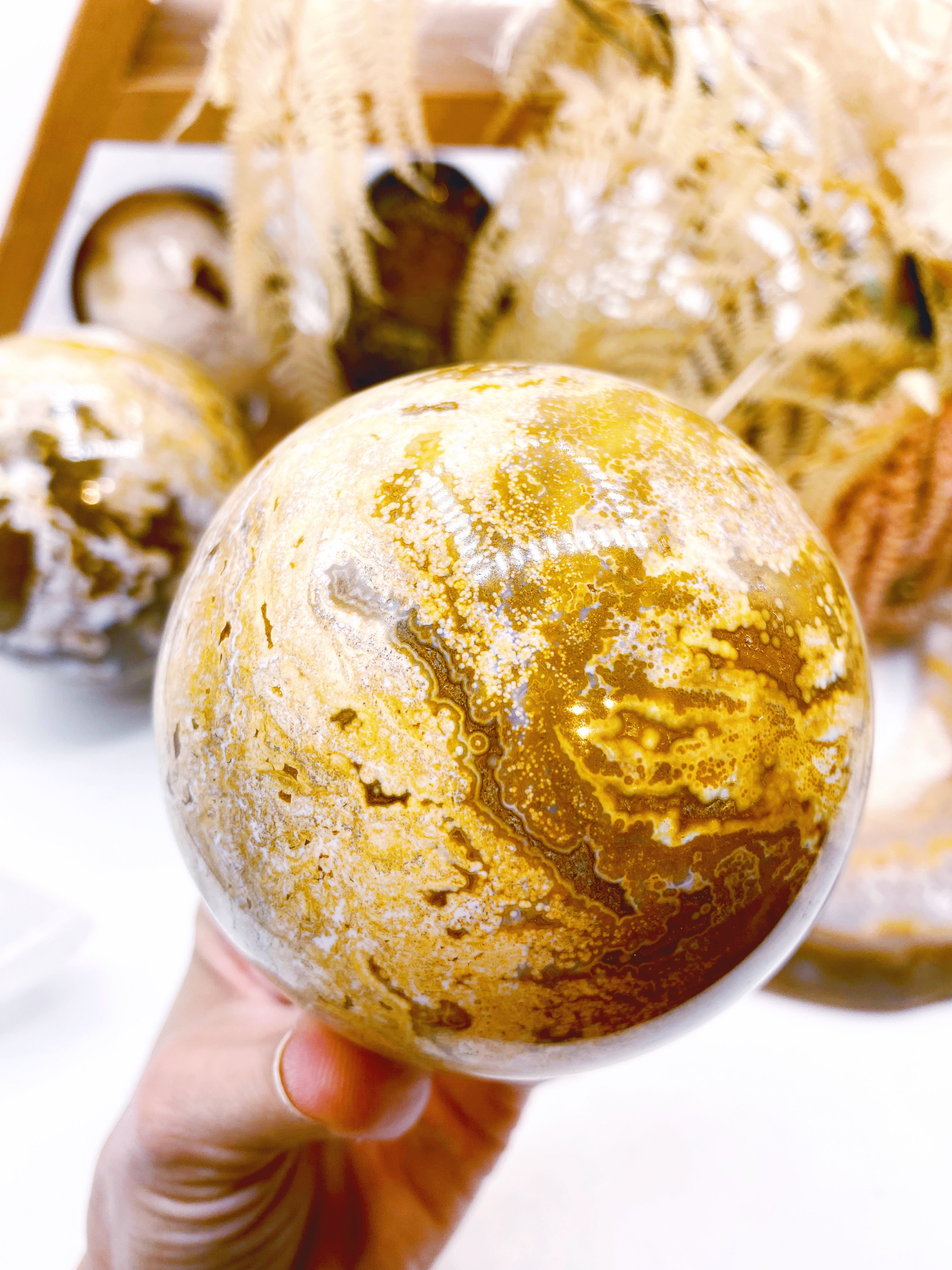 Ocean Jasper Sphere