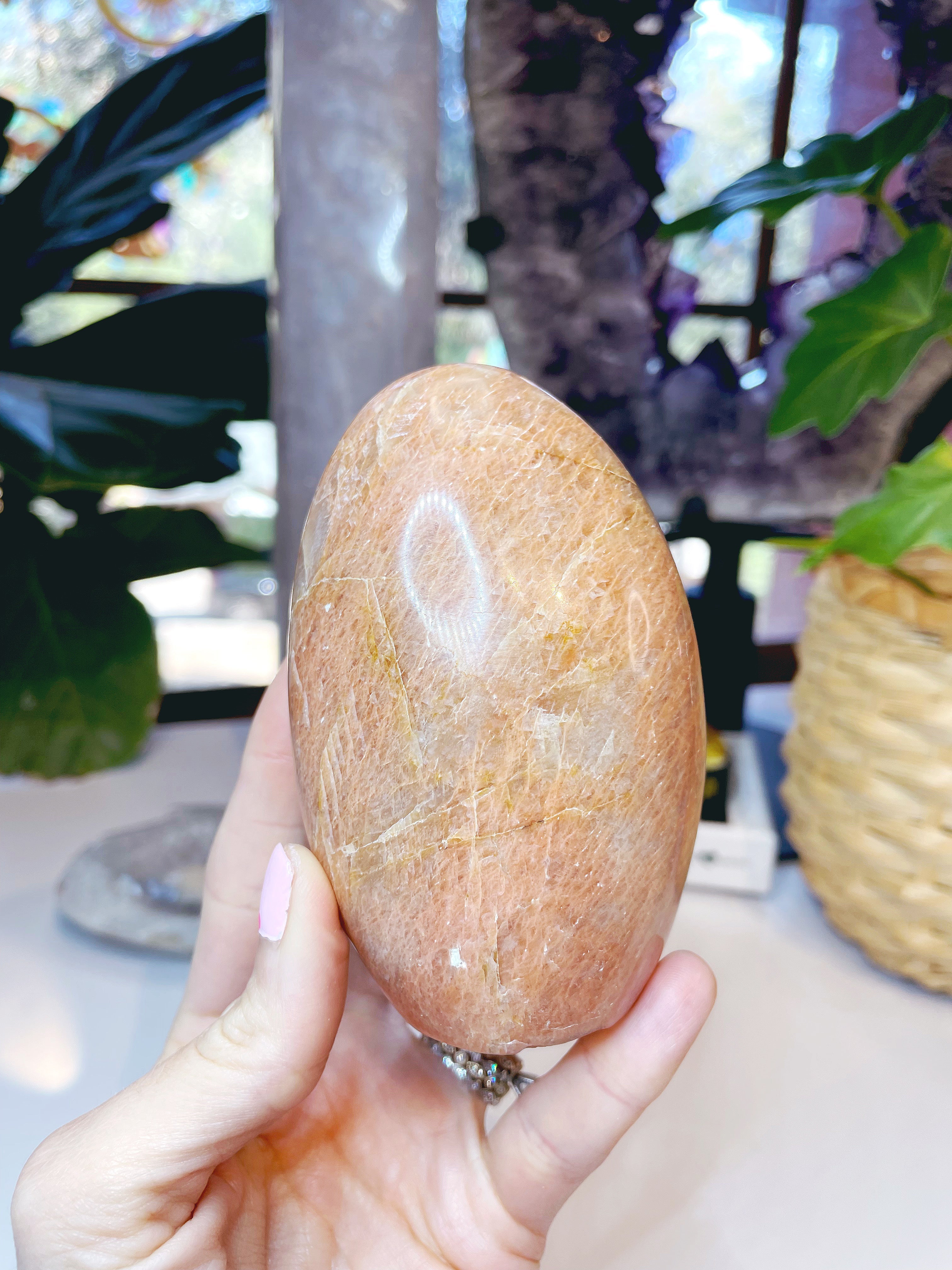 Peach Moonstone Freeform