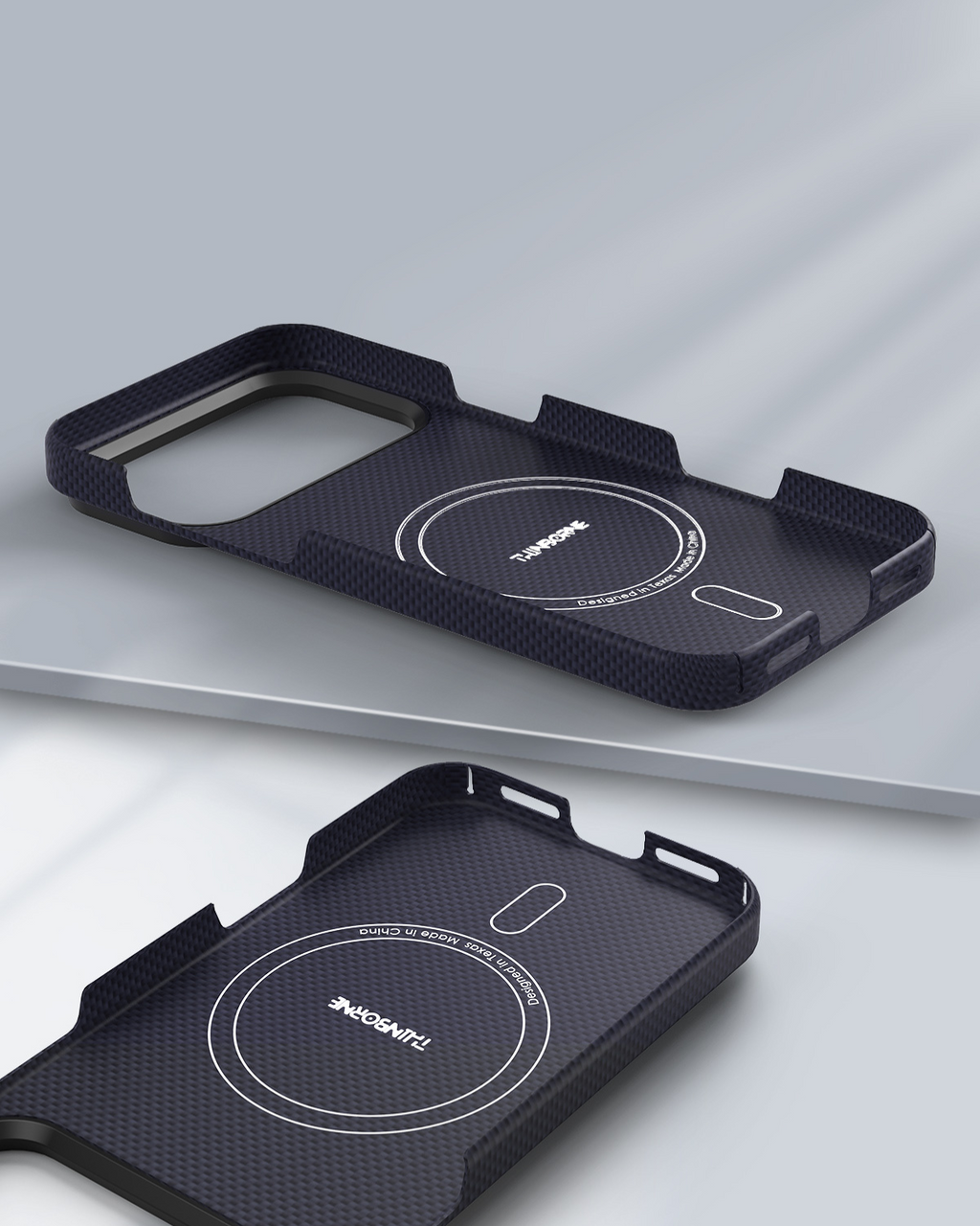 iPhone 17 Pro Max Case - Super Thin | Aramid Fiber | MagSafe - Navy Blue