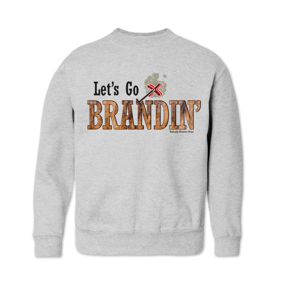 LET'S GO BRANDIN' Youth Western Sweatshirt