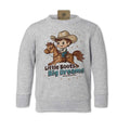 Little Boots, Big Dreams - Boys Western Toddler Sweatshirt