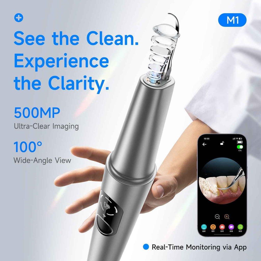 M1 Ultrasonic Tooth Cleaner | Professional Plaque & Tartar Removal