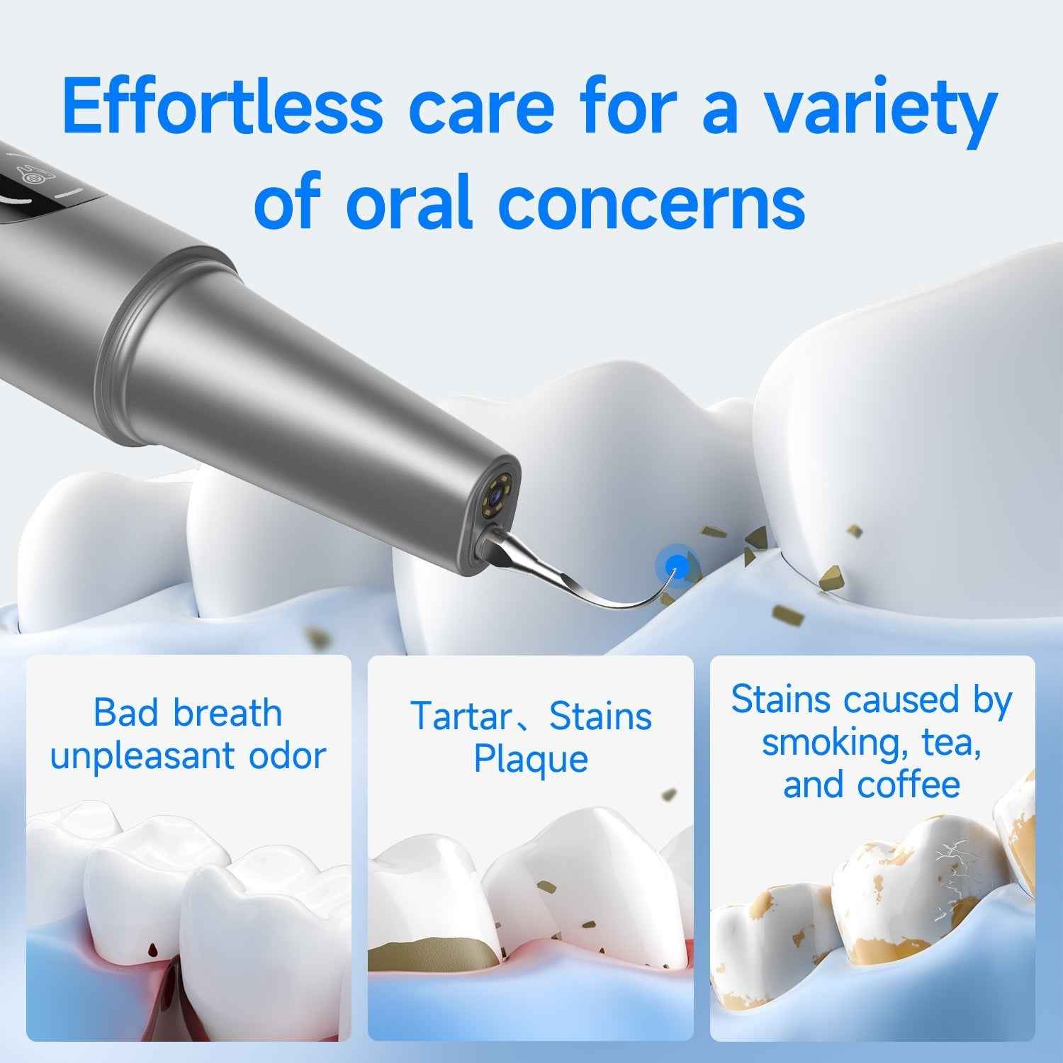 M1 Ultrasonic Tooth Cleaner | Professional Plaque & Tartar Removal
