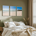 Minimal Coastal Wall Art – Open Beach and Sea Horizon