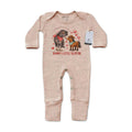 Mommy's Little Valentine Cowboy - Infant Western Boys One-Piece Footed Pajamas W/Mittens