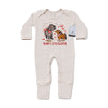 Mommy's Little Valentine Cowgirl - Infant Western Girls One-Piece Footed Pajamas W/Mittens