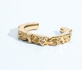 Nathalia Sculpted Hammered Cuff Bracelet