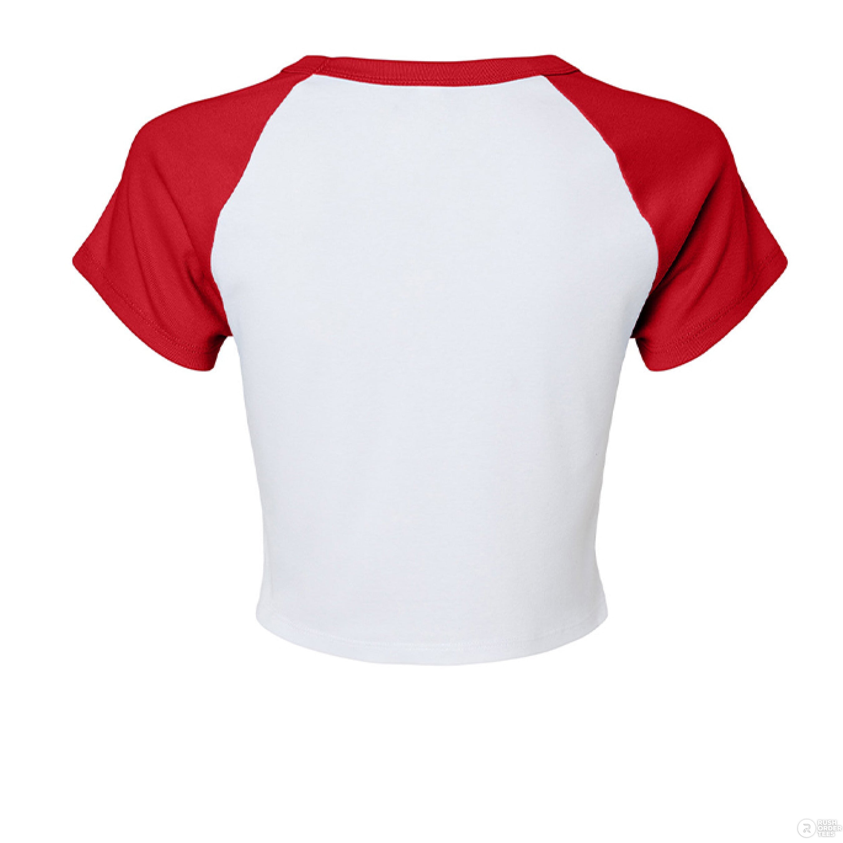 Customizable: Cherry Coquette Ribbed Raglan Baby Tee