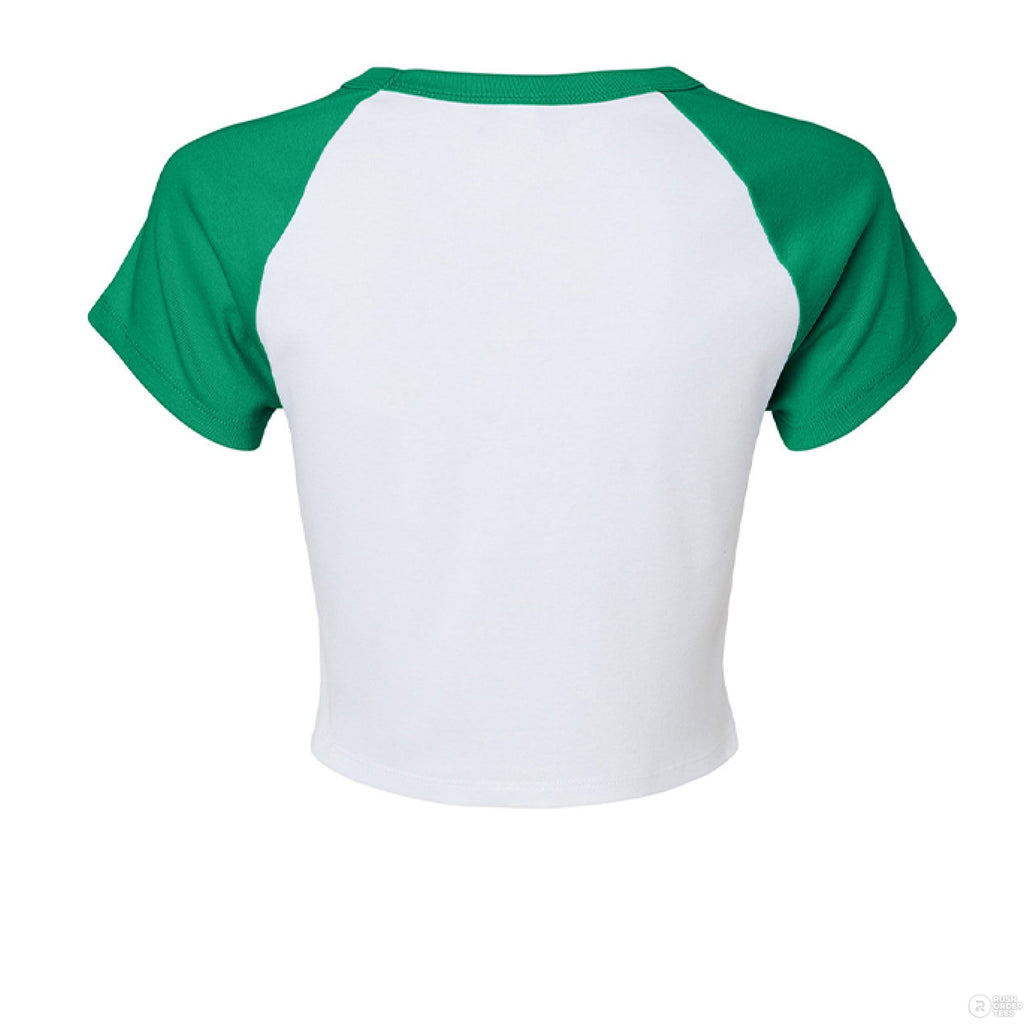 Customizable: Cherry Coquette Ribbed Raglan Baby Tee
