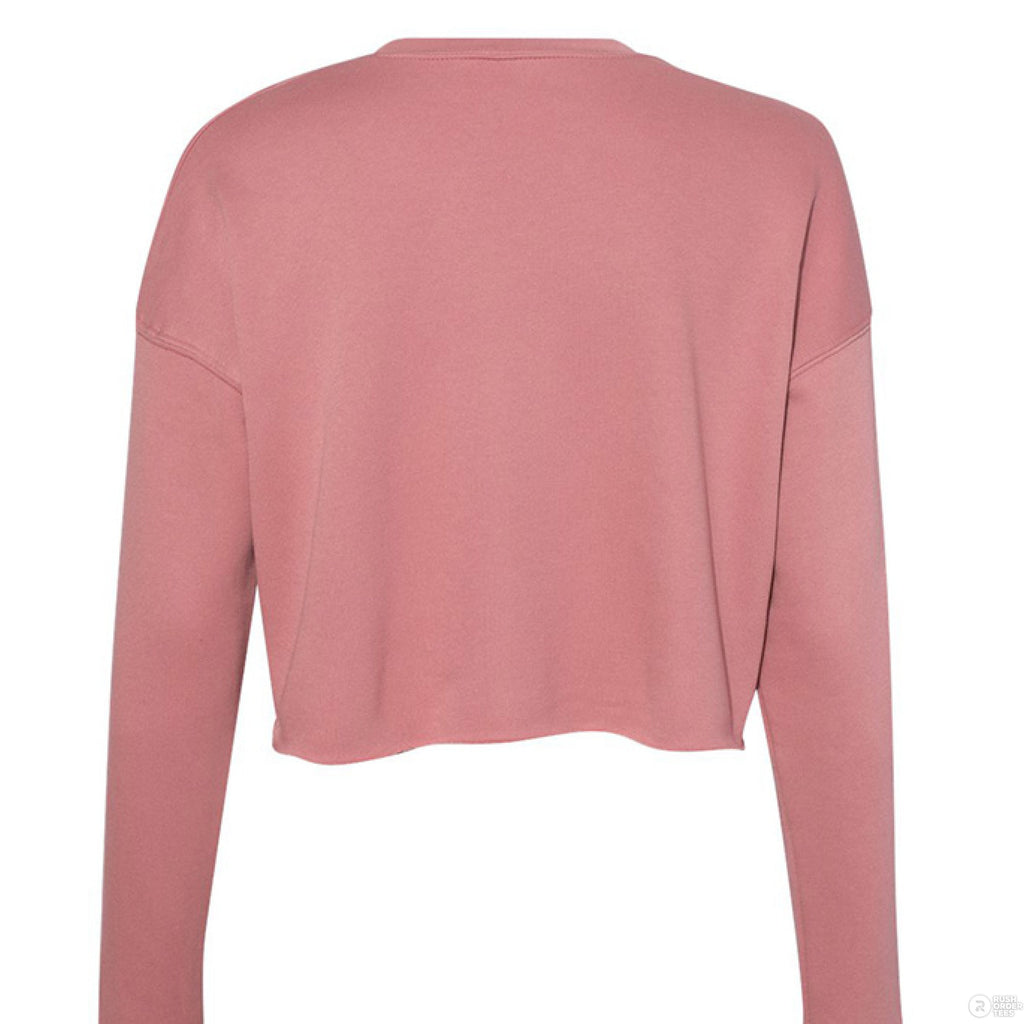 Customizable: Coquette Cherry Cropped Fleece Crew