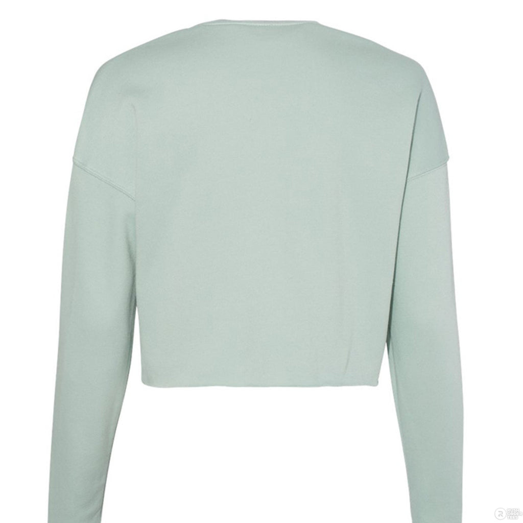 Customizable: Coquette Cherry Cropped Fleece Crew