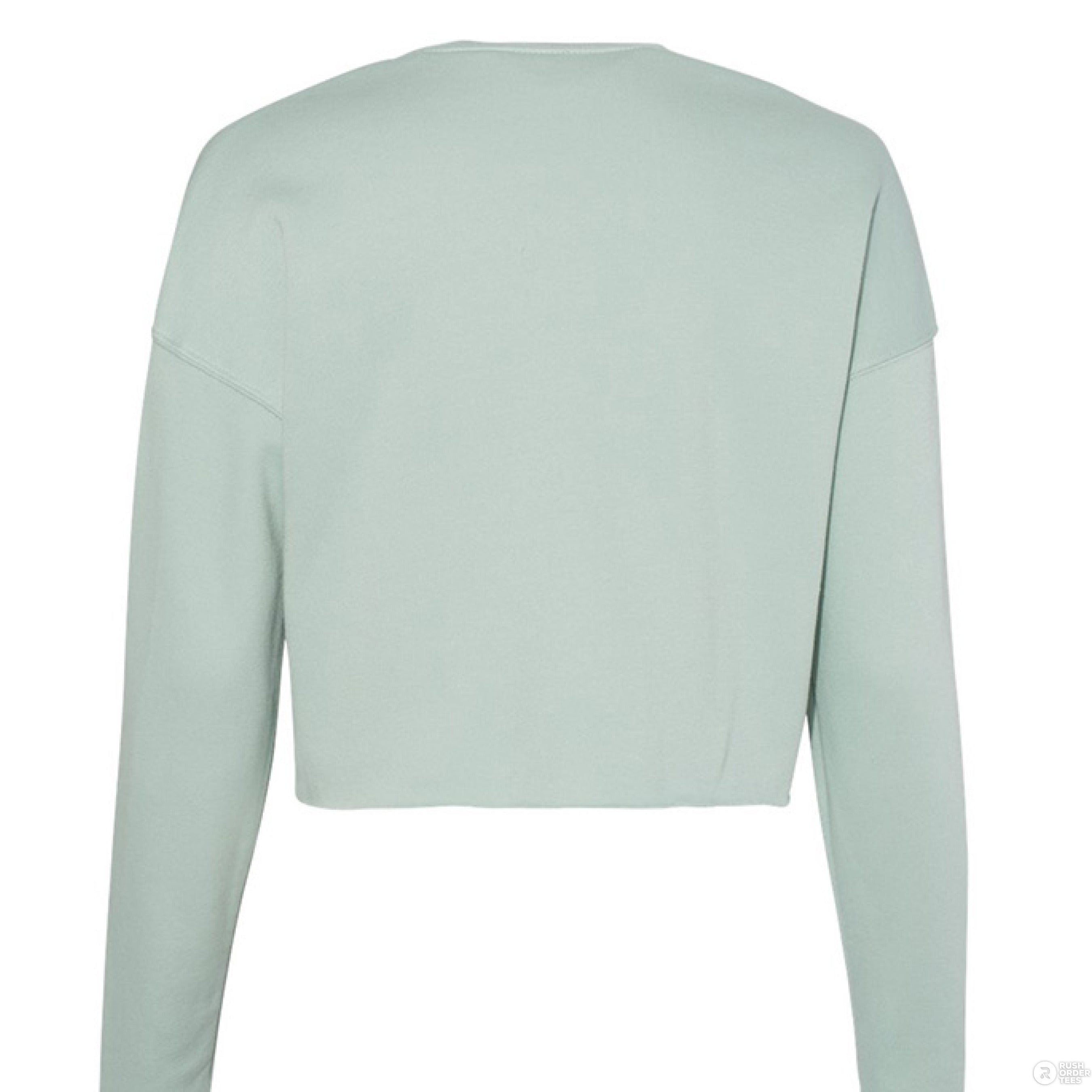 Customizable: Coquette Cherry Cropped Fleece Crew