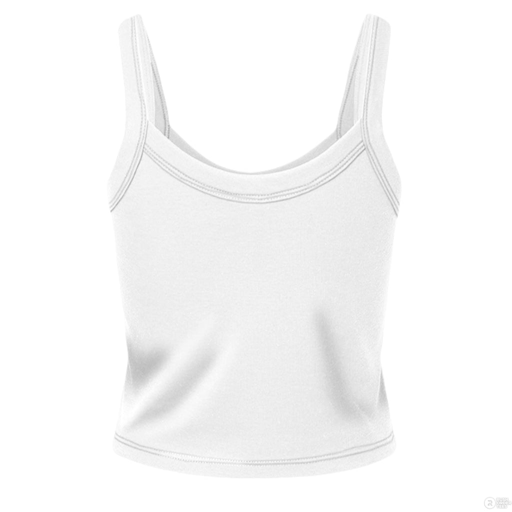 Customizable: Red Coquette Cherries Micro Ribbed Cropped Tank