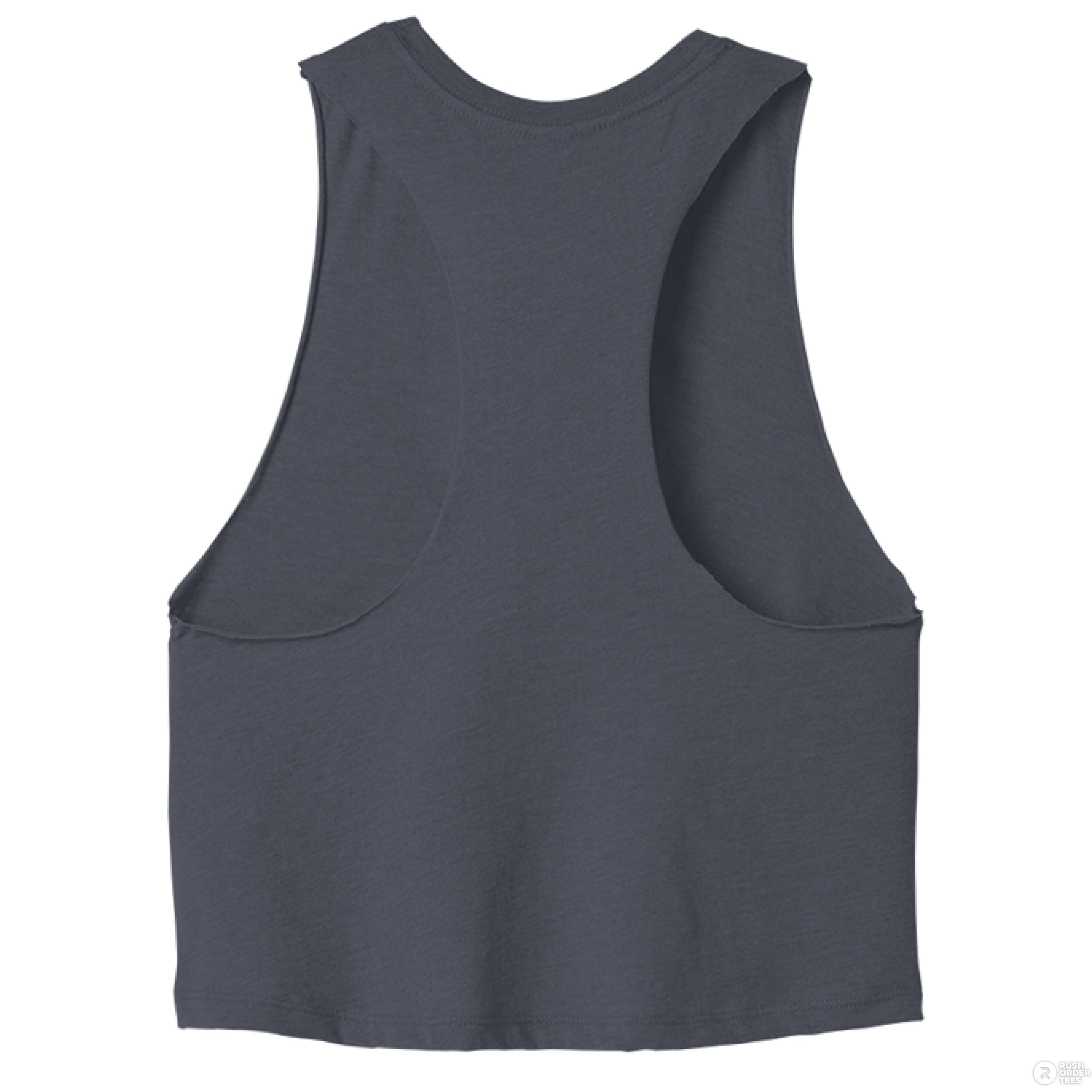 Customizable: Floral Perfume Vibes Racerback Cropped Tank