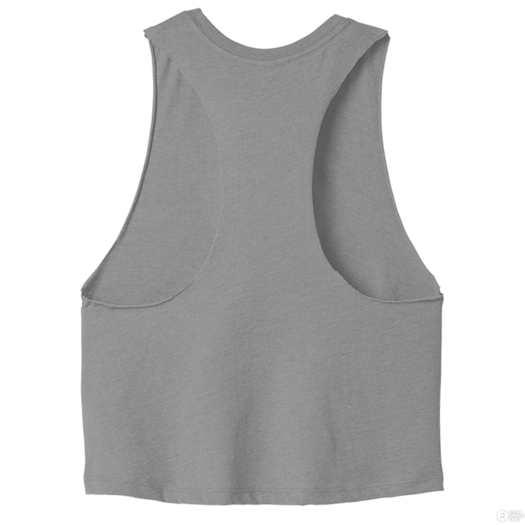 Customizable: Floral Perfume Vibes Racerback Cropped Tank