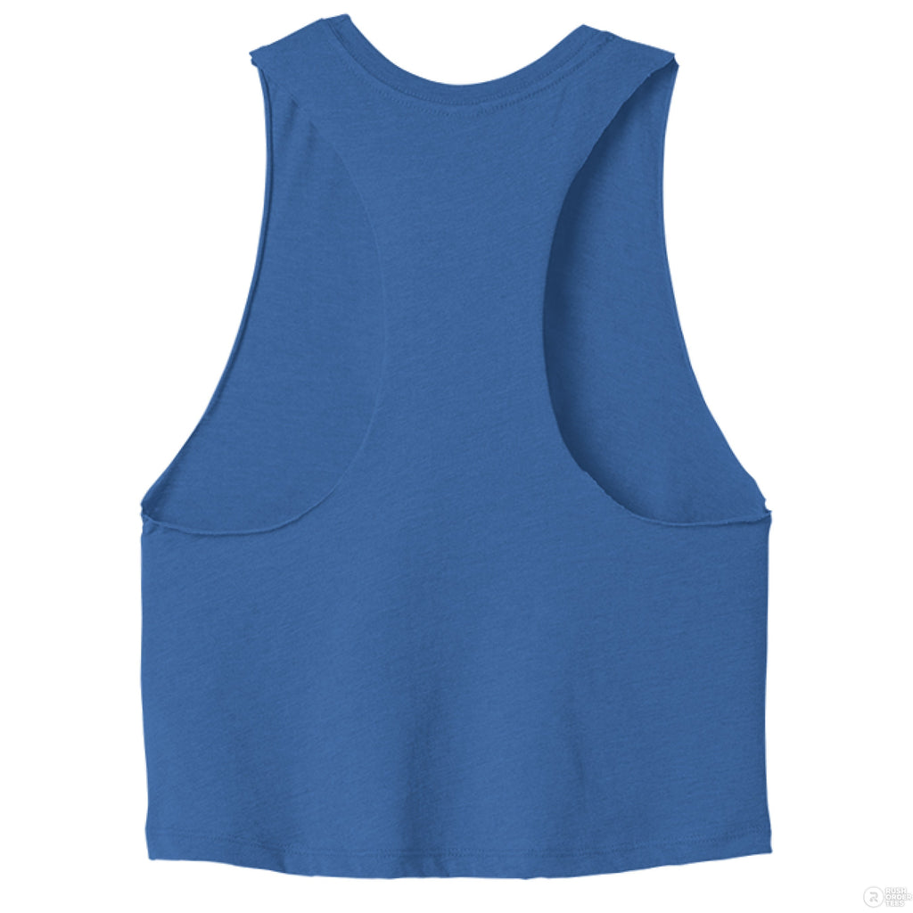 Customizable: Floral Perfume Vibes Racerback Cropped Tank