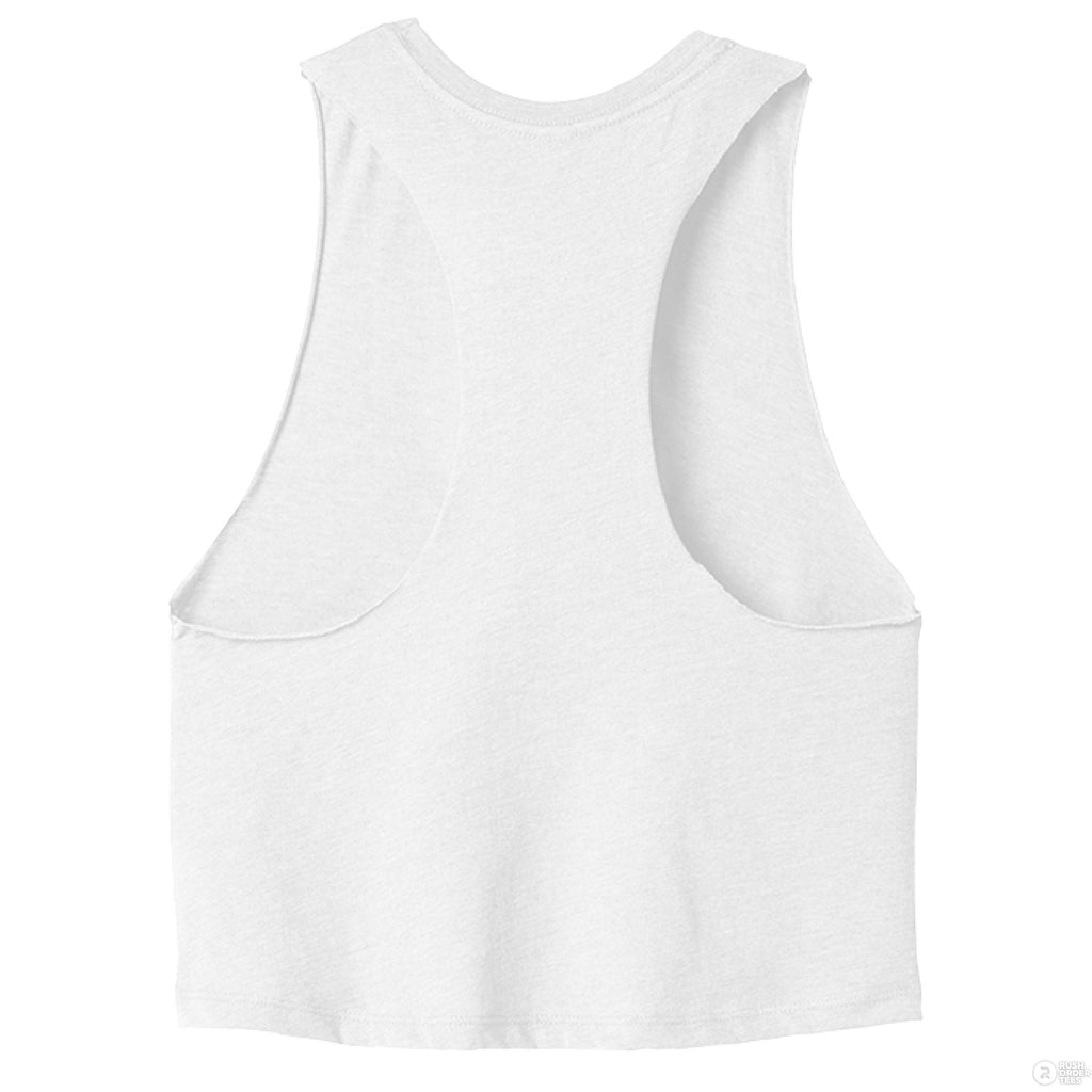 Customizable: Floral Perfume Vibes Racerback Cropped Tank