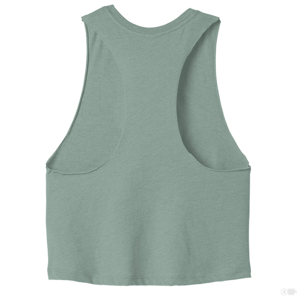 Customizable: Island Vibes 2 Racerback Cropped Tank