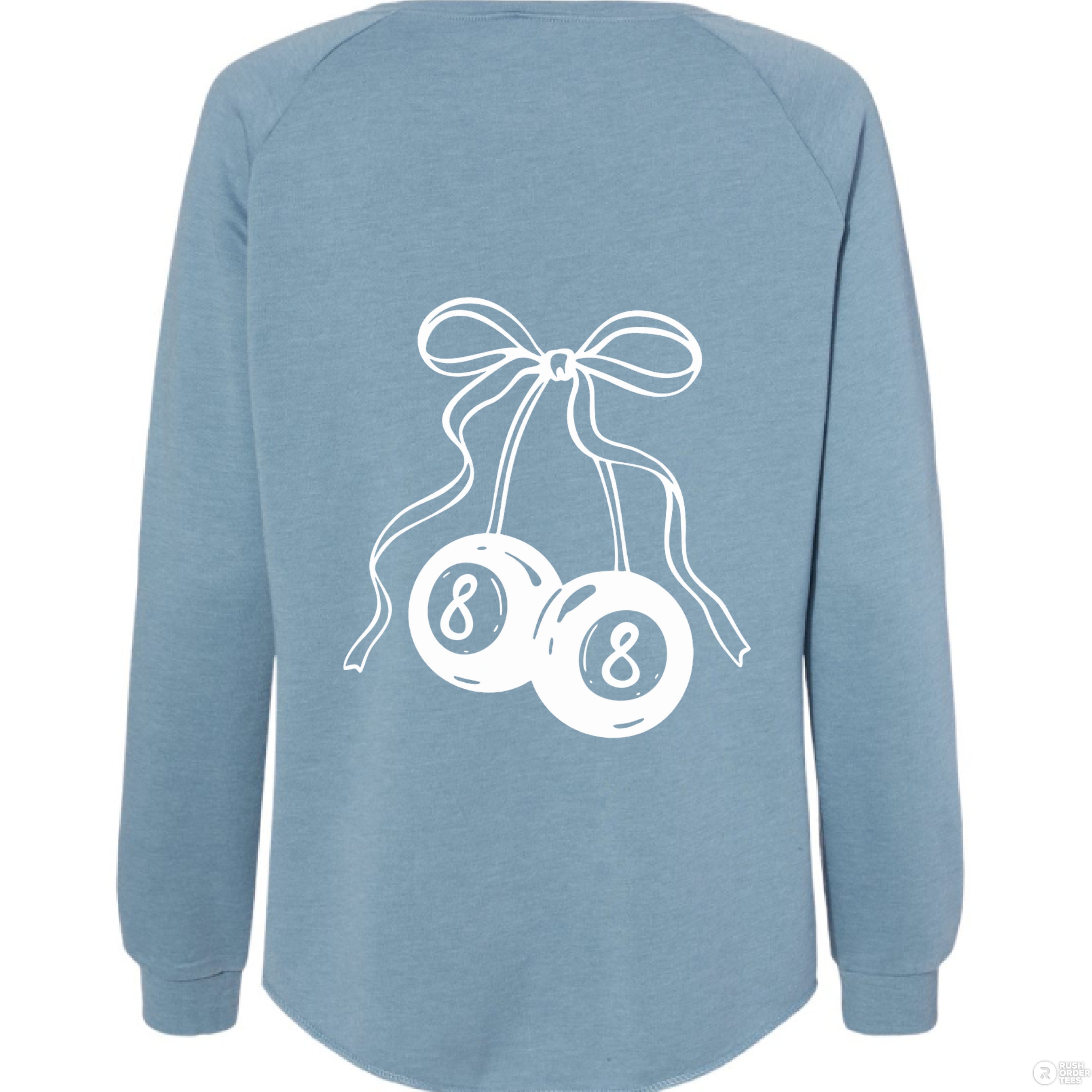 Customizable: Lucky 8 Cherry Coquette Sweatshirt