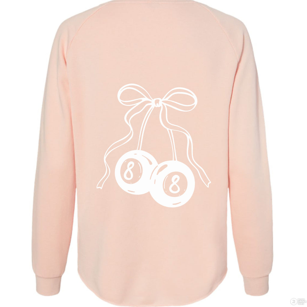 Customizable: Lucky 8 Cherry Coquette Sweatshirt