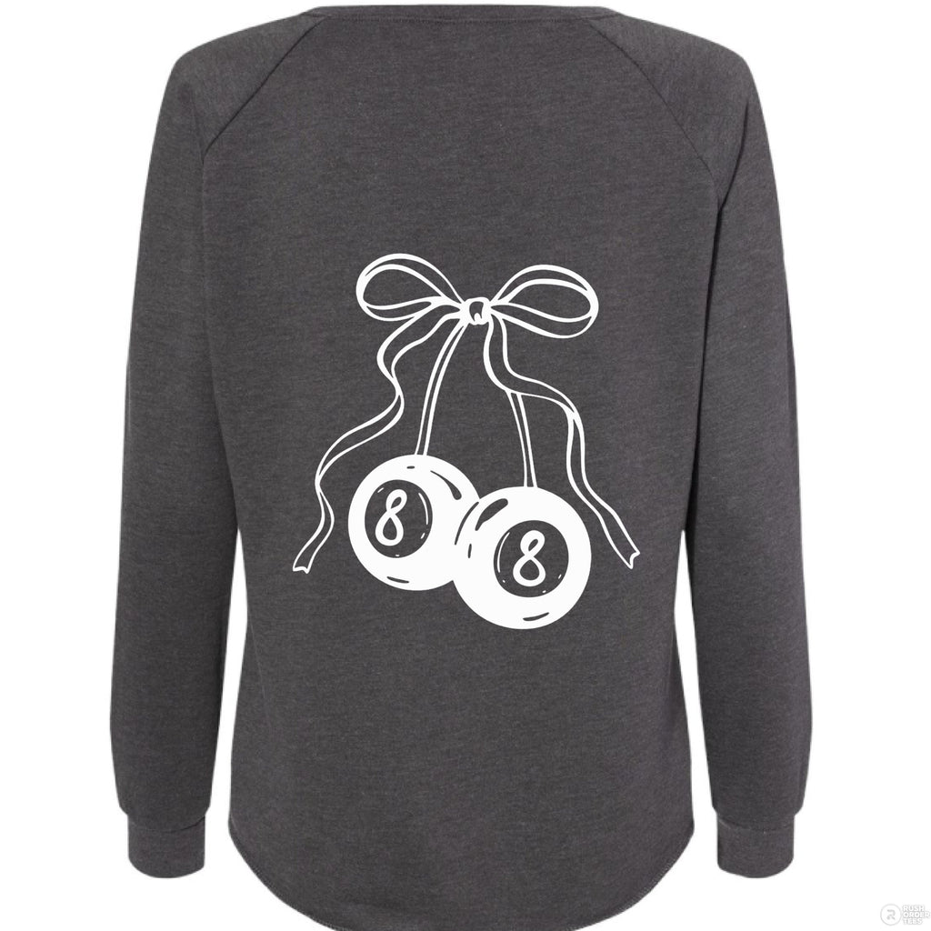 Customizable: Lucky 8 Cherry Coquette Sweatshirt