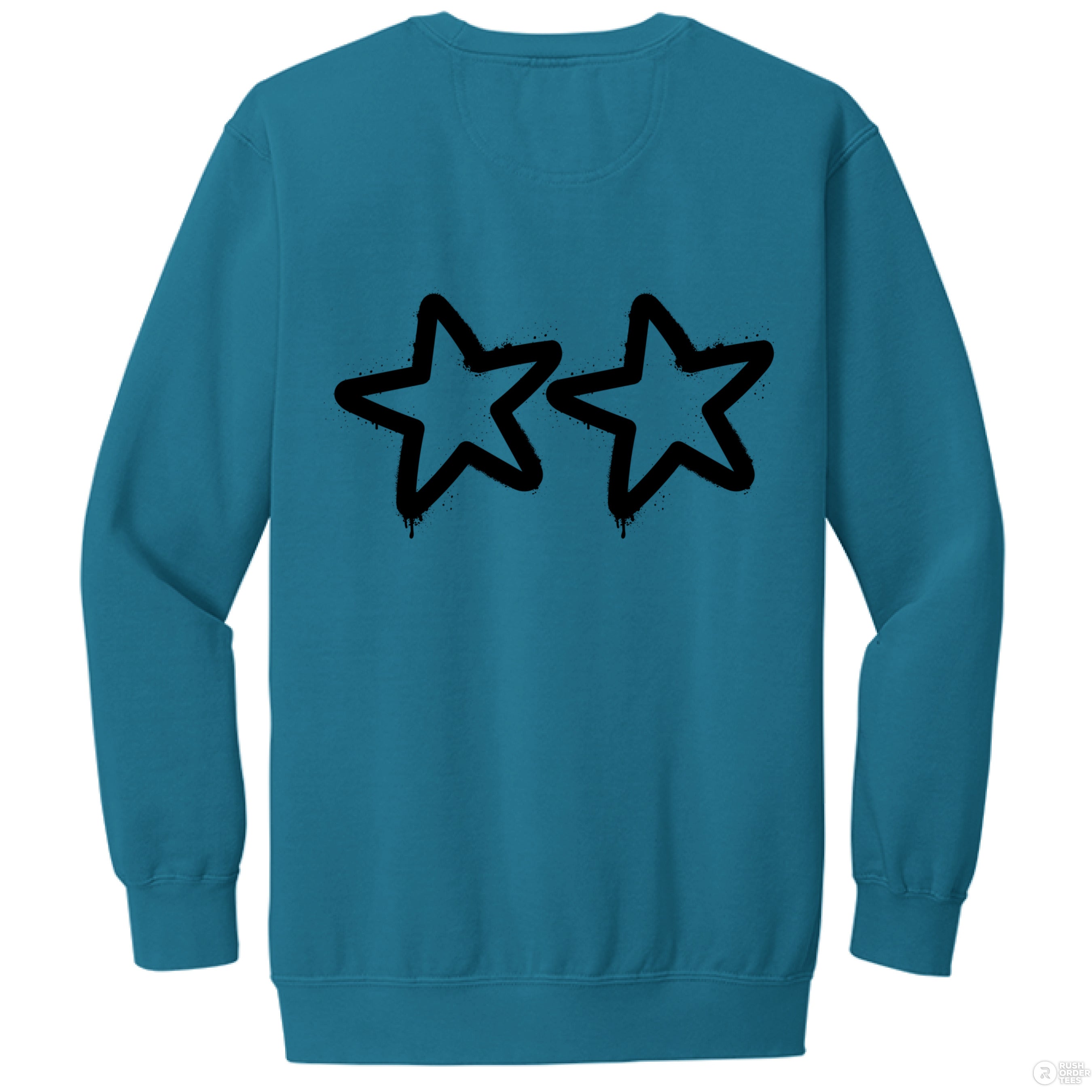 Customizable: Graffiti Stars Crewneck Sweatshirt