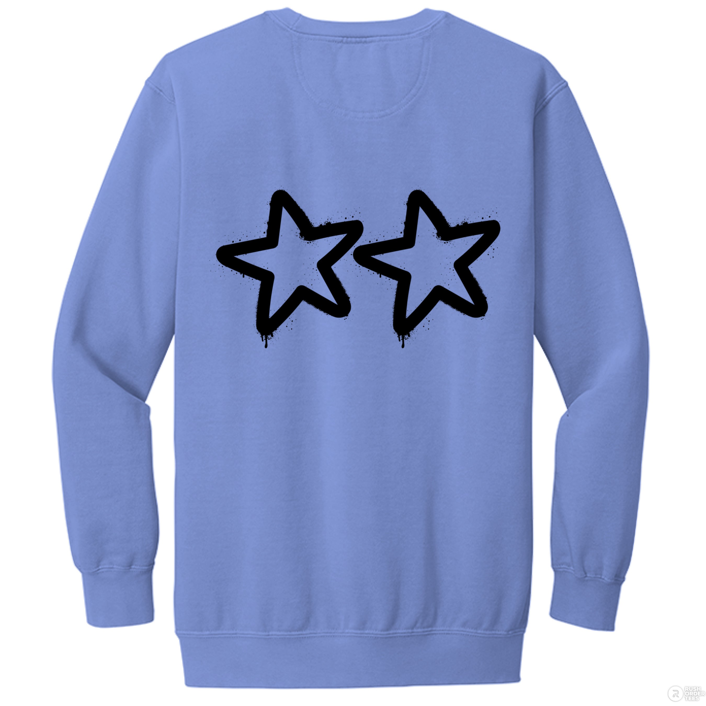 Customizable: Graffiti Stars Crewneck Sweatshirt
