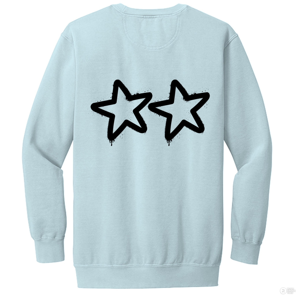 Customizable: Graffiti Stars Crewneck Sweatshirt