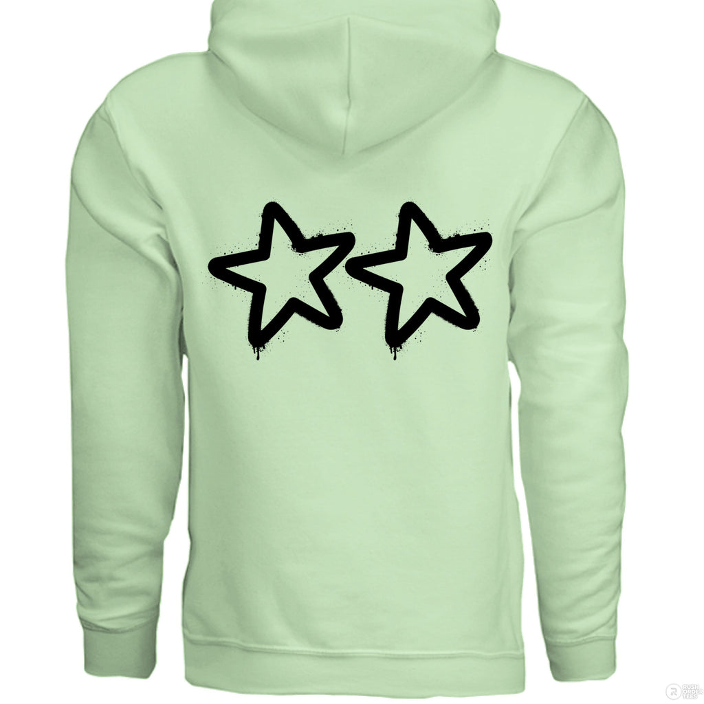Customizable: 2 Graffiti Star Heavy Blend Hoodie