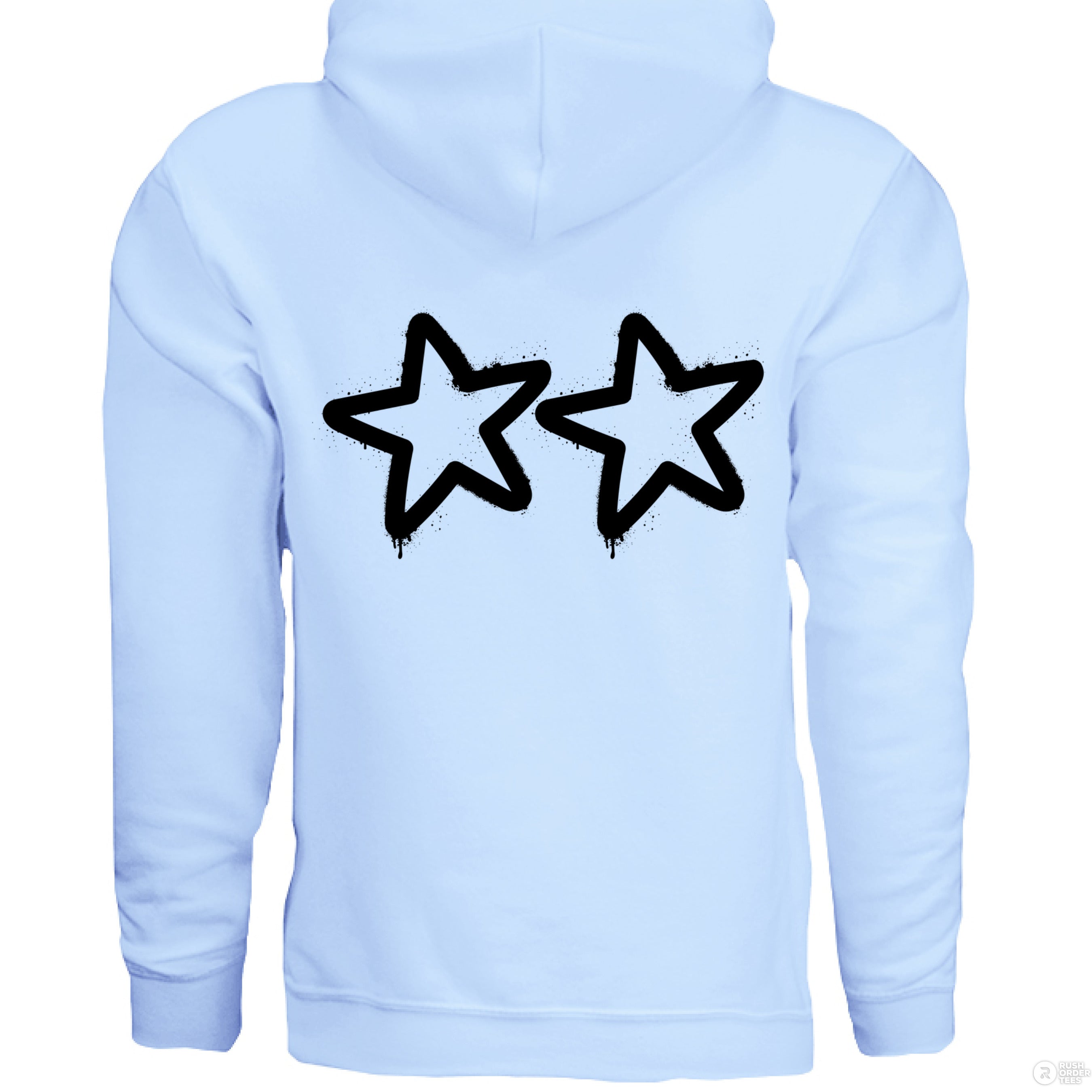 Customizable: 2 Graffiti Star Heavy Blend Hoodie