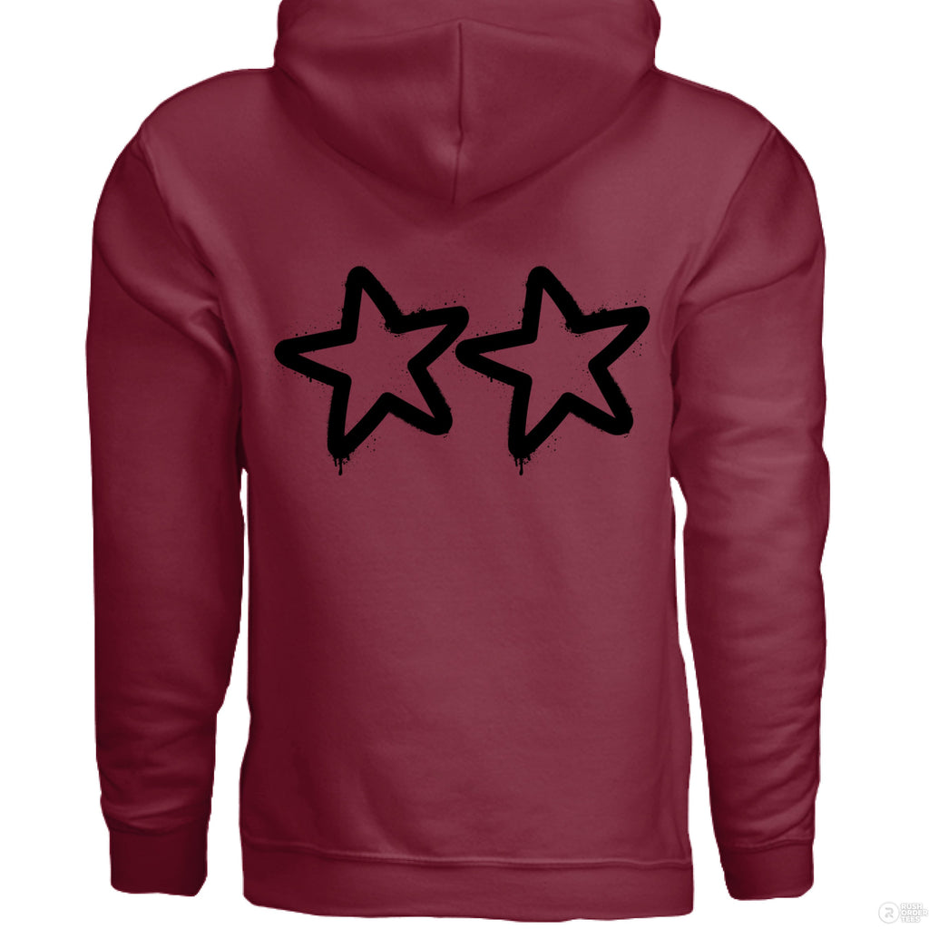 Customizable: 2 Graffiti Star Heavy Blend Hoodie